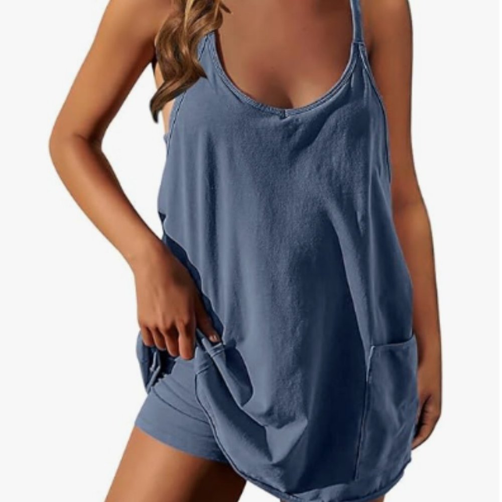 Blue Athletic Dress